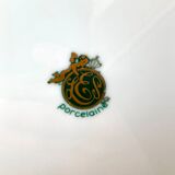 Vintage dish L.E.S Porcelain decorated with roses