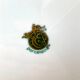 Vintage dish L.E.S Porcelain decorated with roses