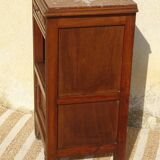Art Deco period bedside table with marble top