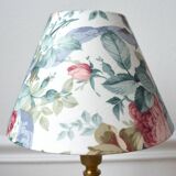 Pink flower lampshade, country-style lampshade.