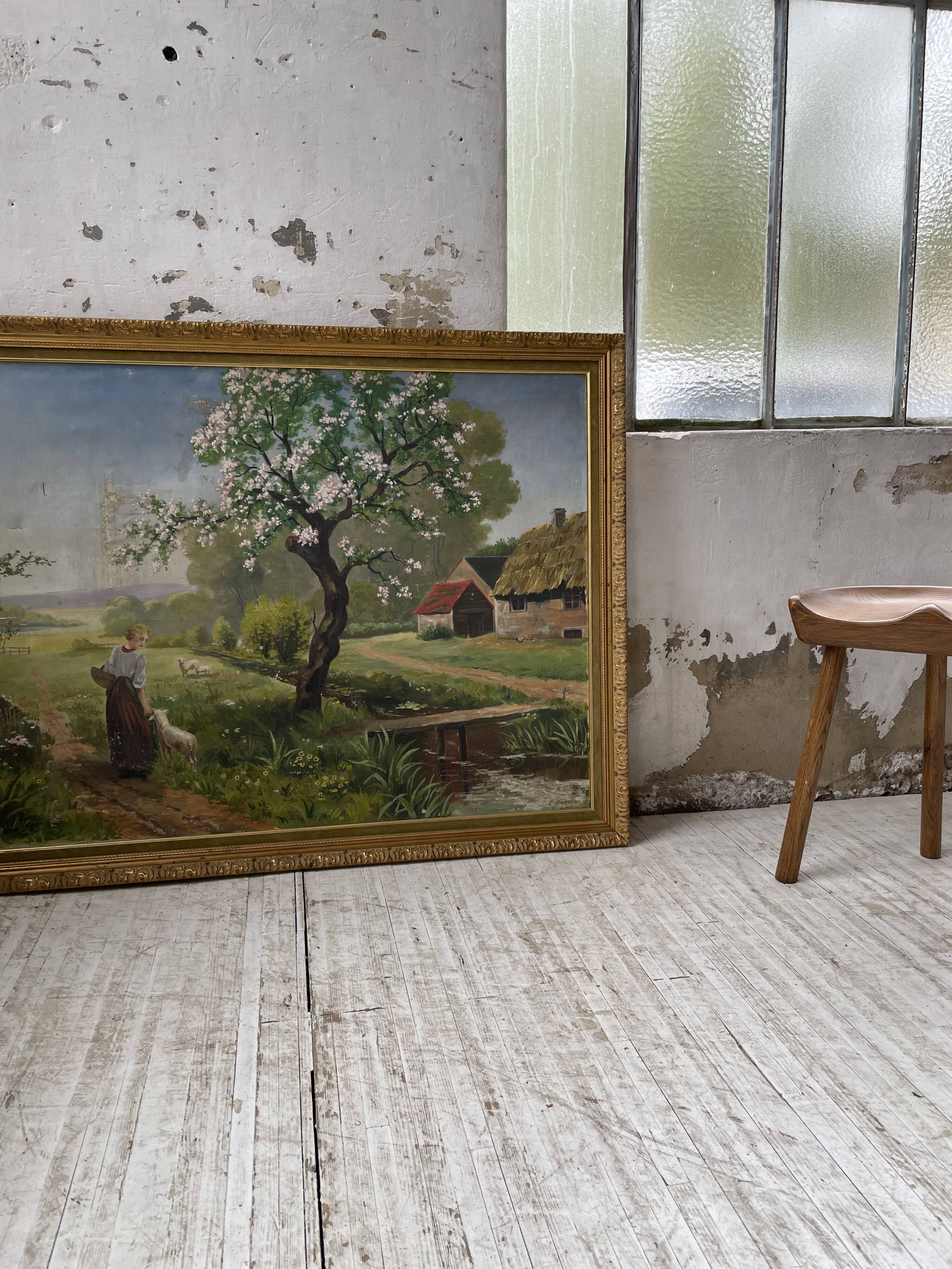 Oil painting canvas 1944 XL