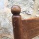 Fauteuil paillé rustique