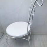 Table bistrot ronde vintage