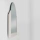 Elegant white lacquered Art Deco mirror in wood, France ca. 1930