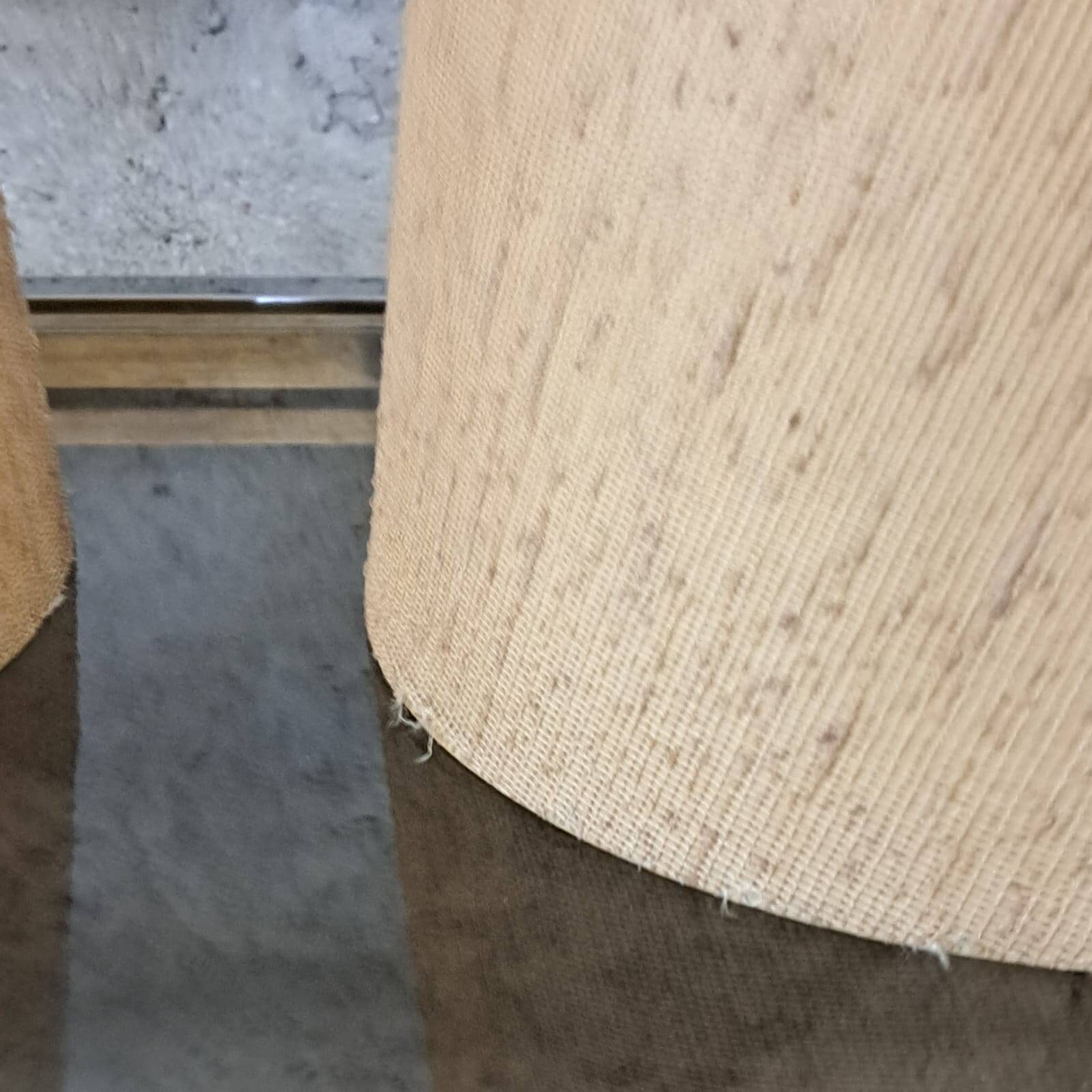 Pair of vintage ceramic lamps made in Italy