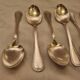 10 Christofle pearl model spoons