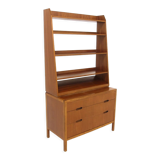 Scandinavian mahogany bookcase, Förenade Möbelfabrikerna, Linköping, Sweden, 1960