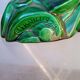 Saint Clement fish in green vintage ceramic