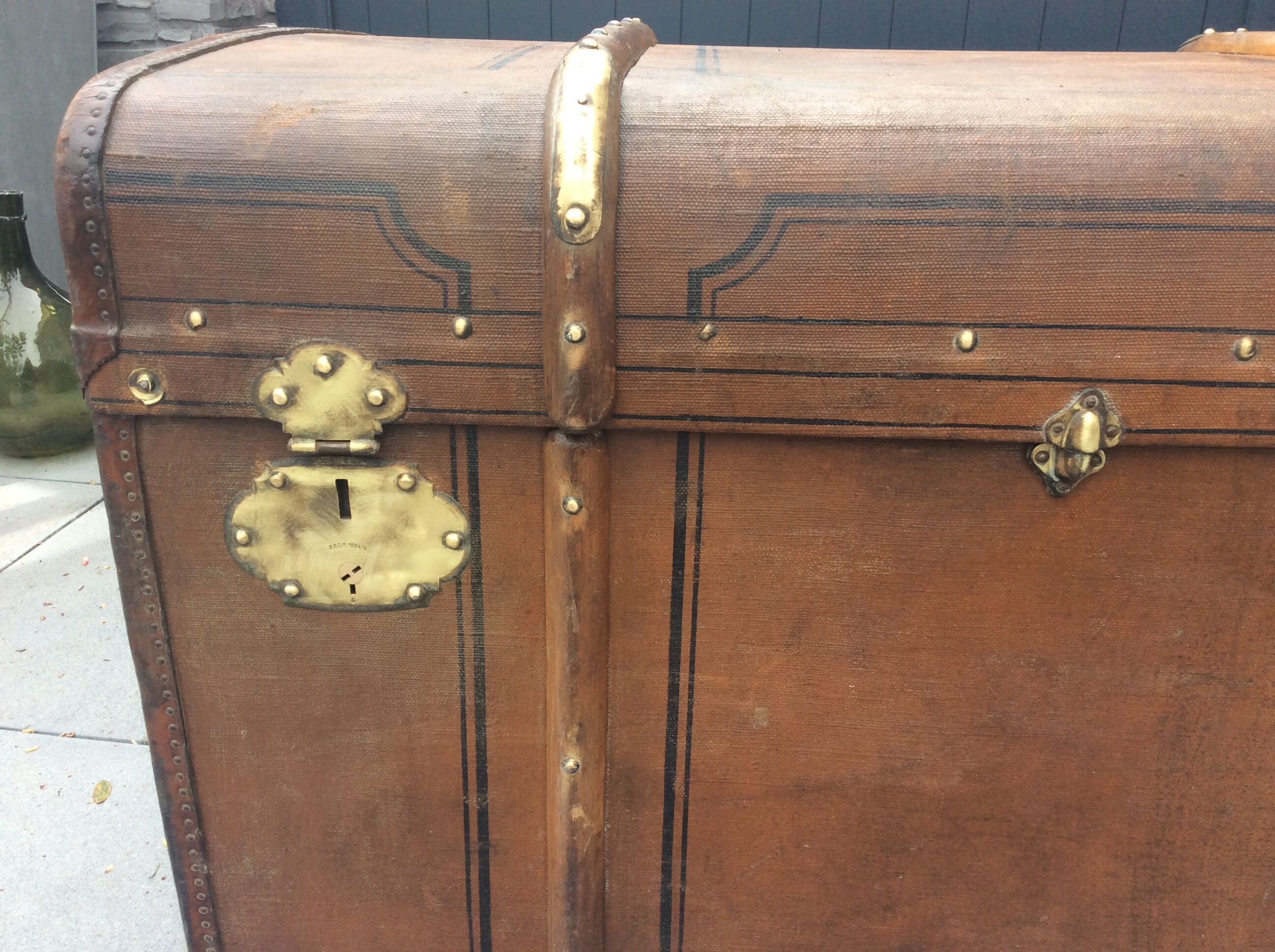 Luxury travel trunk 19 eme