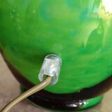 Ancienne lampe verre Murano Italie signée F.Silviy