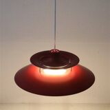 Louis Poulsen / Poul Henningsen “PH 5” pendant lamp / red / mid-century / Danish modern design / PH5