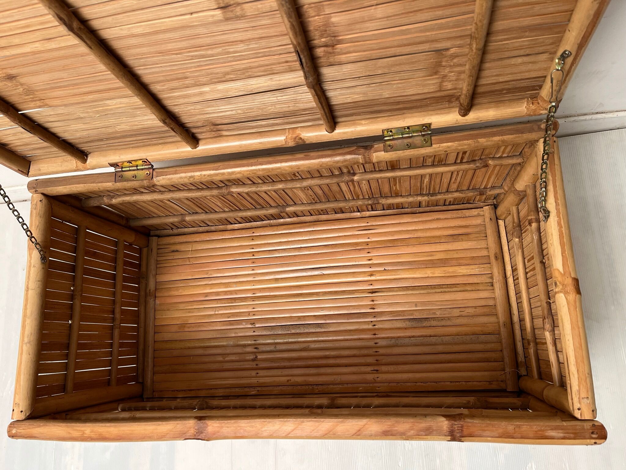 Bamboo chest 60s-70s