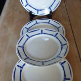 4 Lucie de Badonviller dessert plates