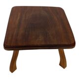 Vintage wooden tree trunk stool plant stool