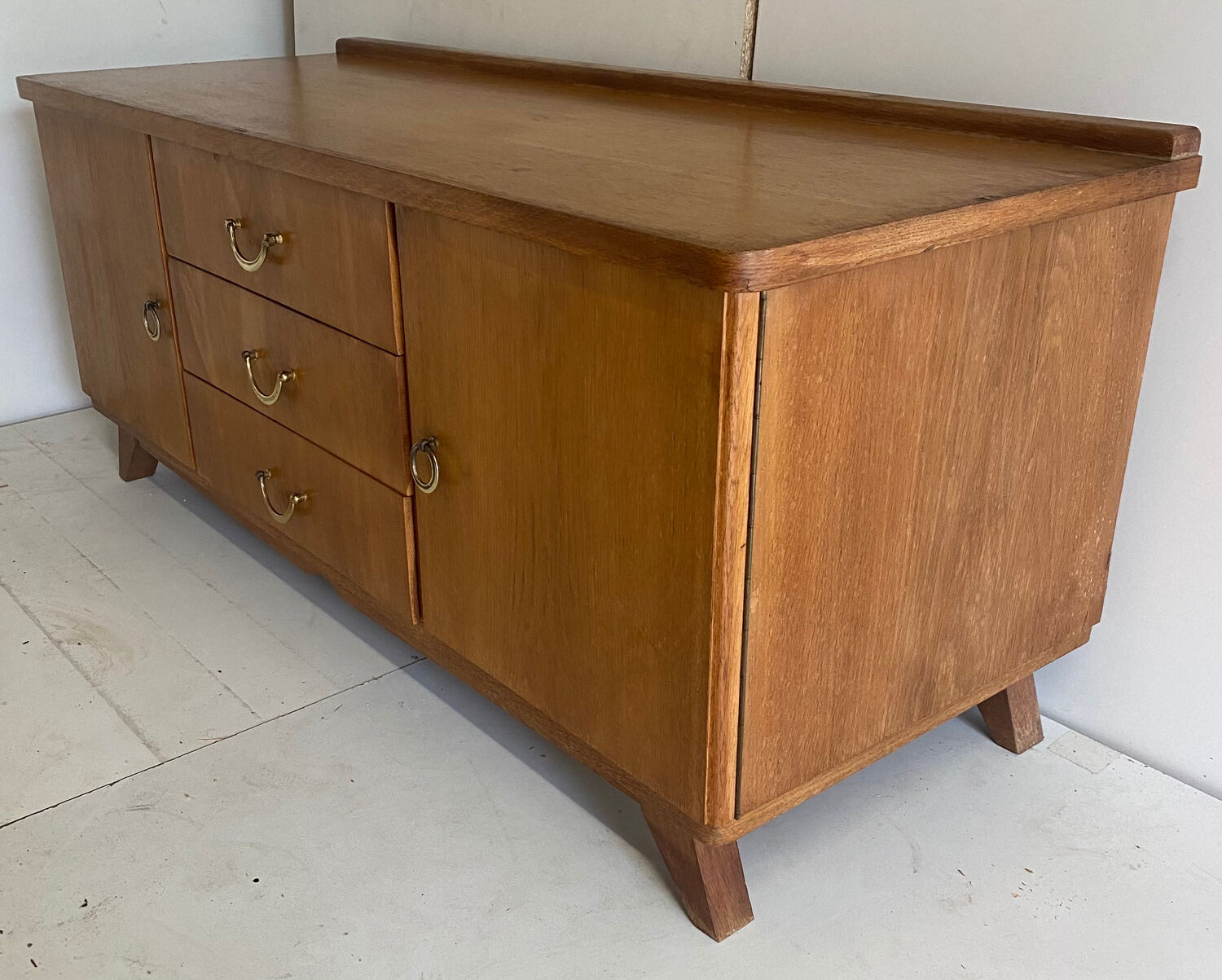 Vintage chest of drawers feet compass