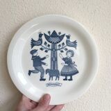 6 assiettes vintage
