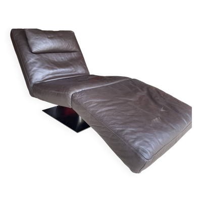 Méridienne Zêta en cuir de Natuzzi