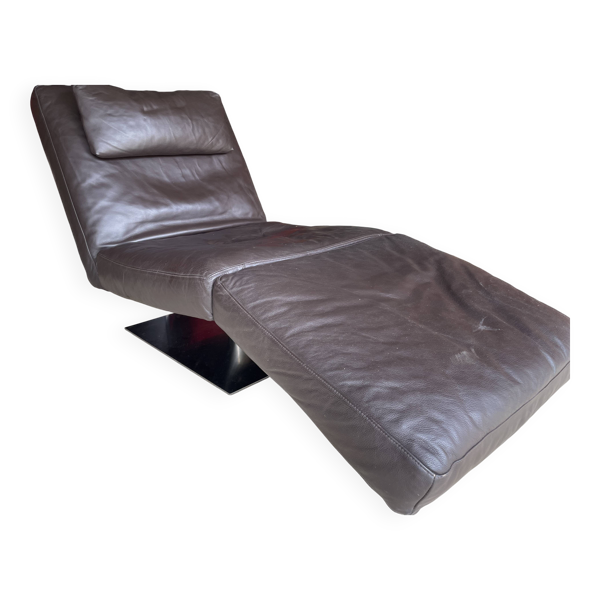 Méridienne Zêta en cuir de Natuzzi