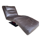 Méridienne Zêta en cuir de Natuzzi