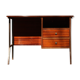 Bureau vintage en bois et métal