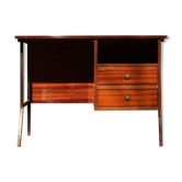 Vintage desk in wood and metal