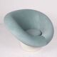 Krokus armchair in velvet by Lennart Bender for Ulferts AB, Sweden, 1970s