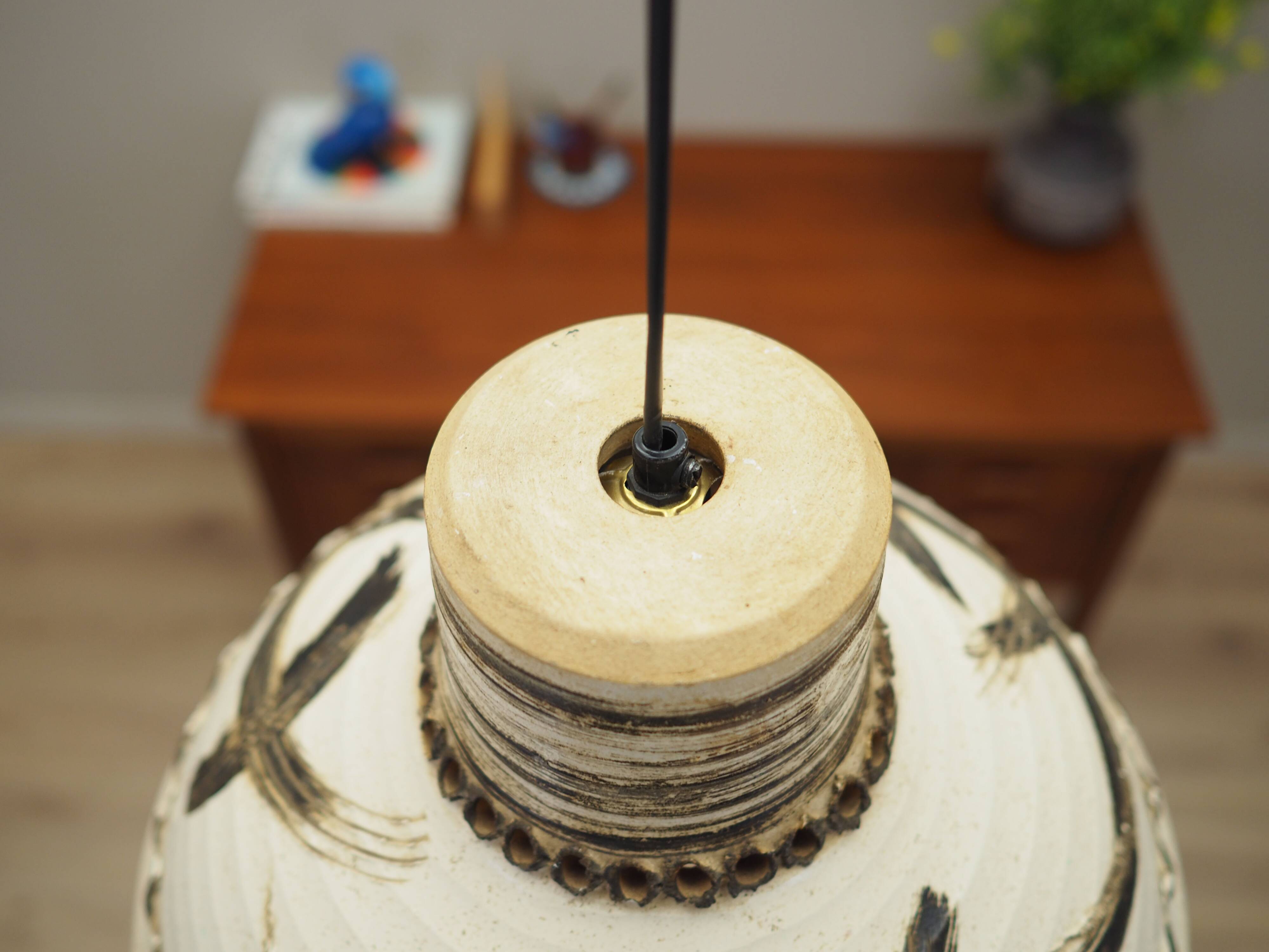 Ceramic lamp, Danish design, 1960s, production: Denmark