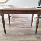 Oak farmhouse table in country style