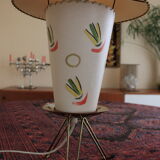 Atypical tripod table lamp 50s