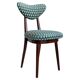 Mid-Century heart-shaped armchair in Amuleto green velvet, Europe, 1960s