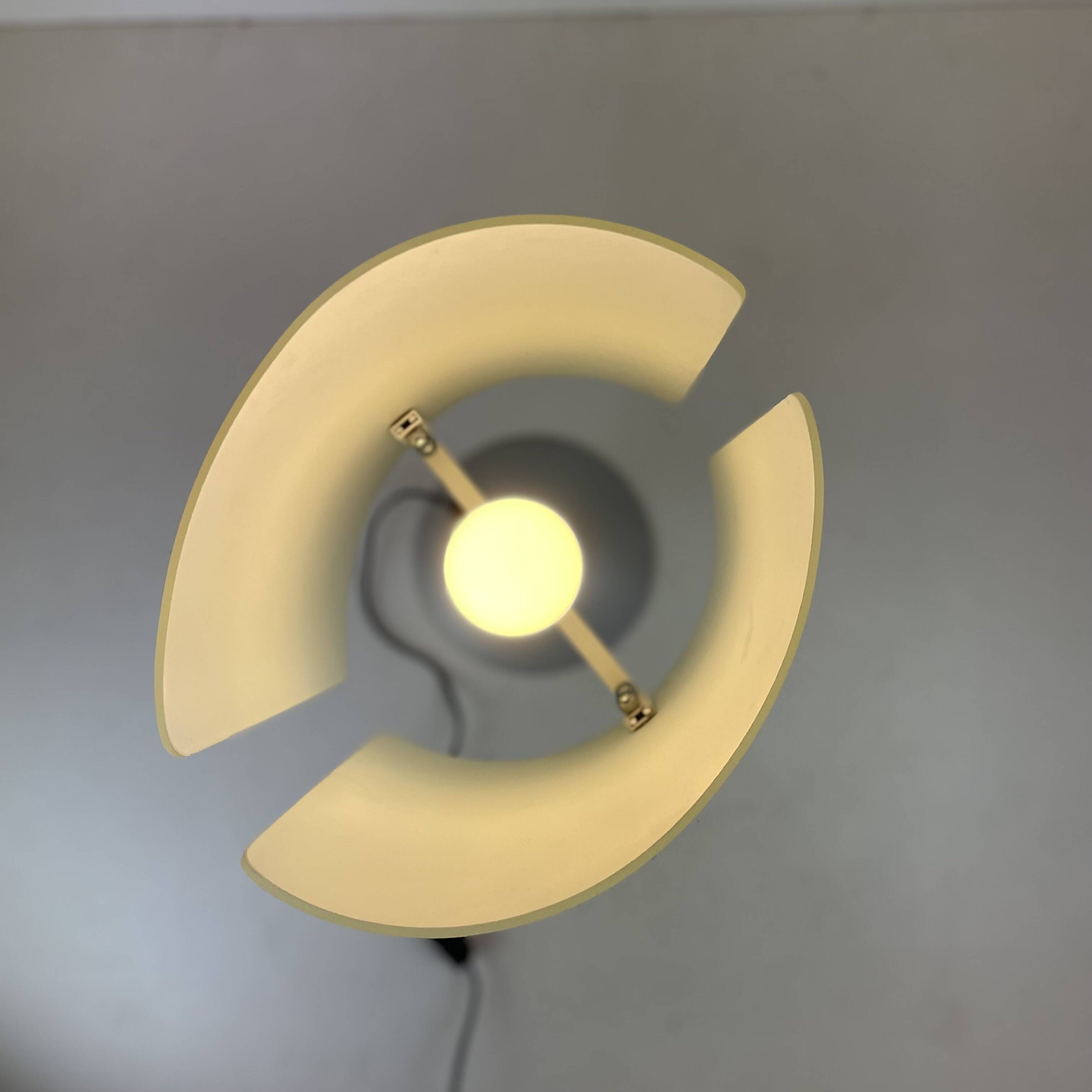 Italian Opaline Table Lamp, 1990s