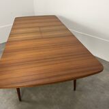 Scandinavian extendable teak table, 60s