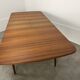 Scandinavian extendable teak table, 60s