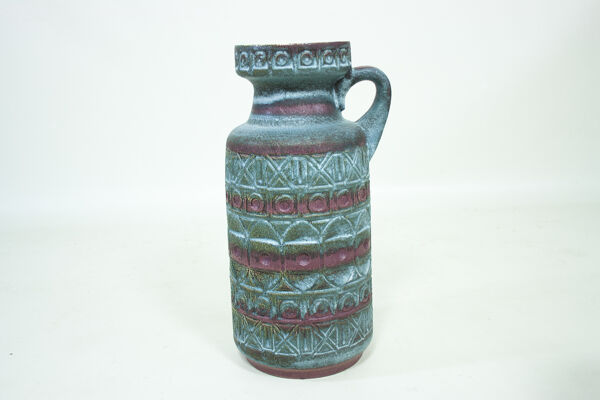 Set of 2 vases vintage Germany West ceramic by Bodo Mans for Bay Keramik