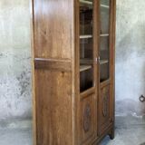 Large art deco glass cabinet.