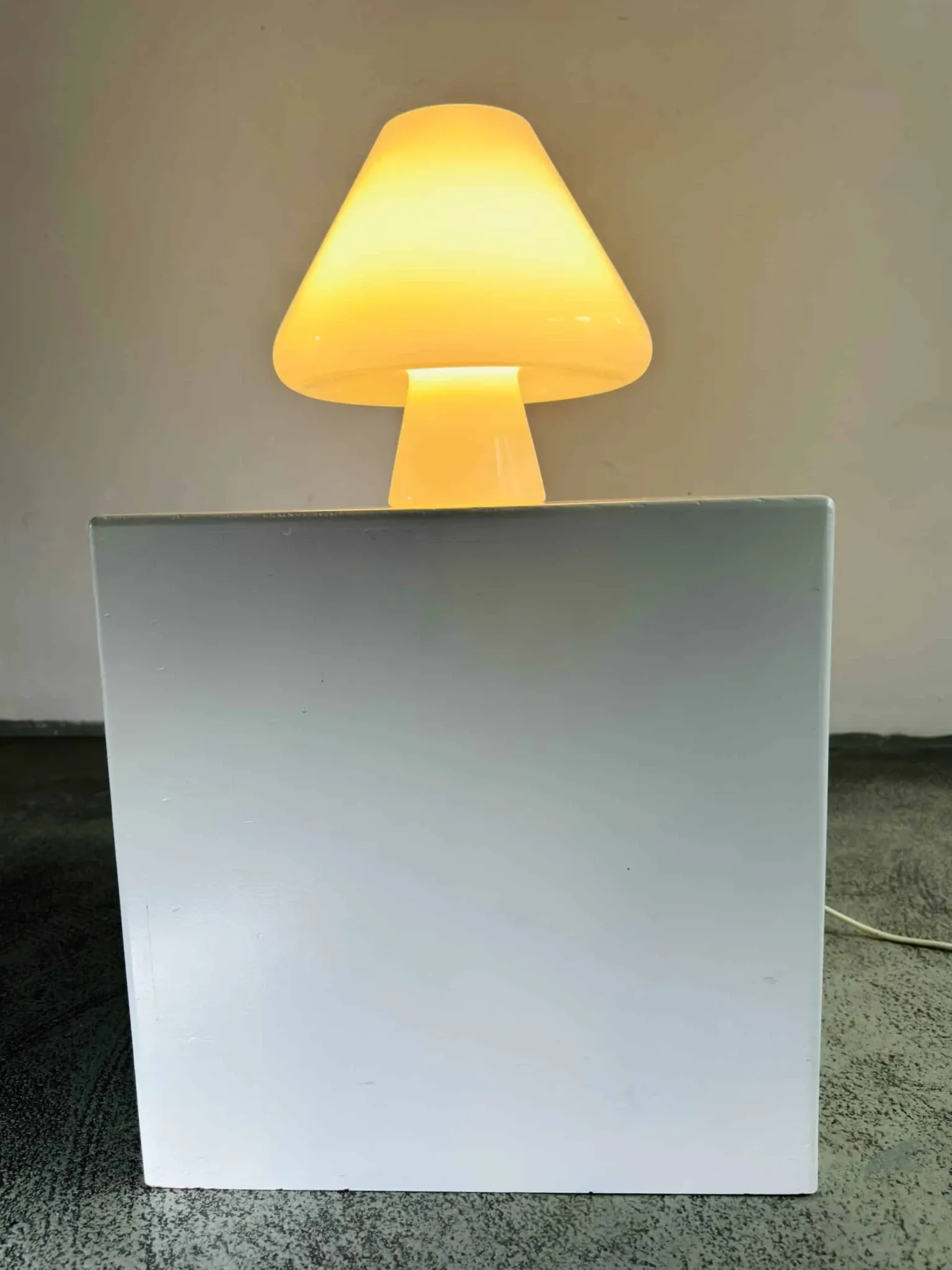 Murano Table Lamp By Venini, Italy, 1970S