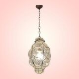 Suspension en verre de Murano italien vintage