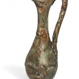 Vintage pichet aiguière en céramique Fat Lava vers 1960