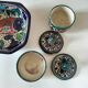 Set of 9 hand-painted Tunisian ceramics.