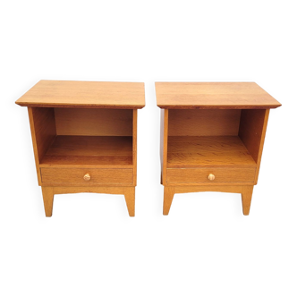 Pair of vintage 1970 bedside tables