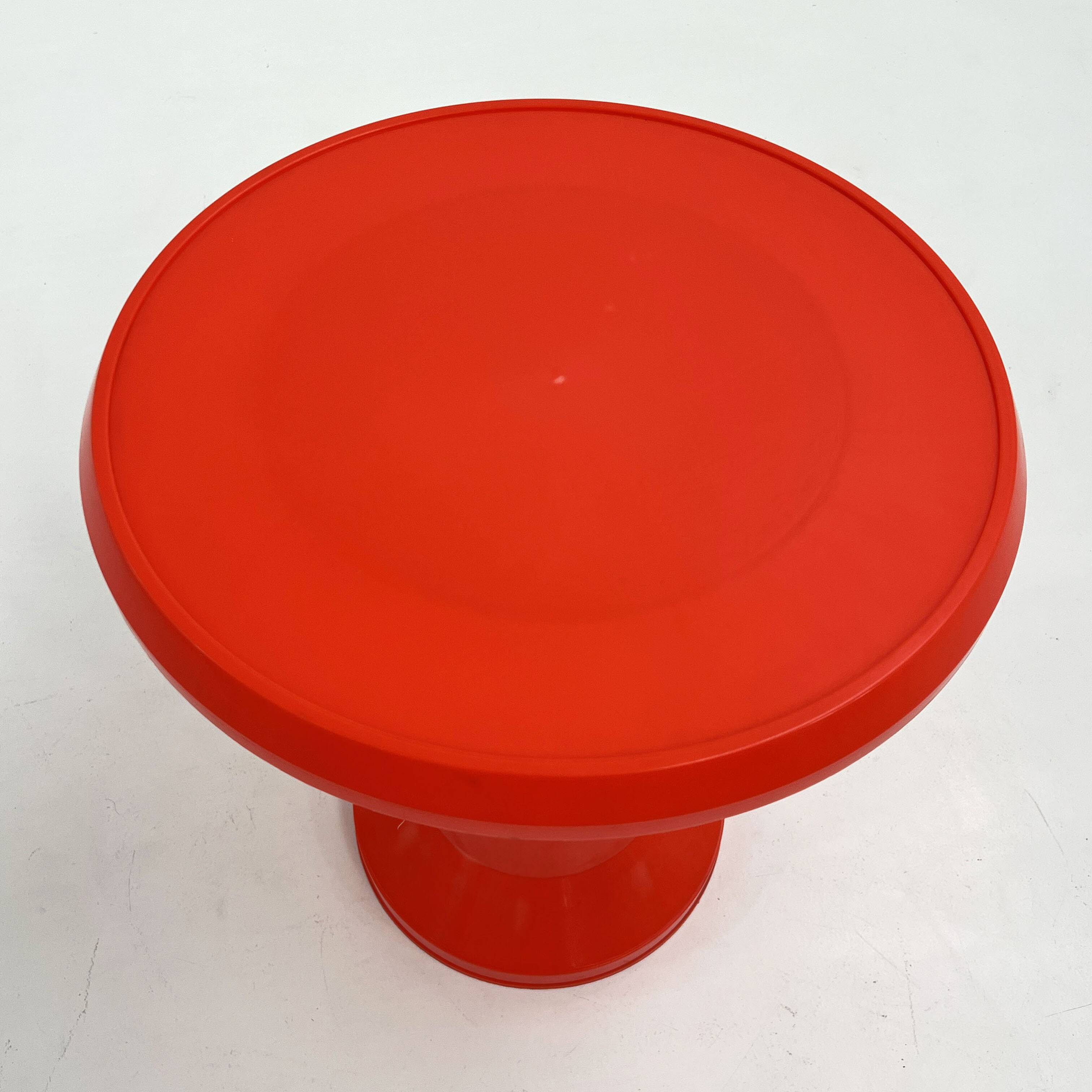 Taormina Orange Table by Giganplast, 1970