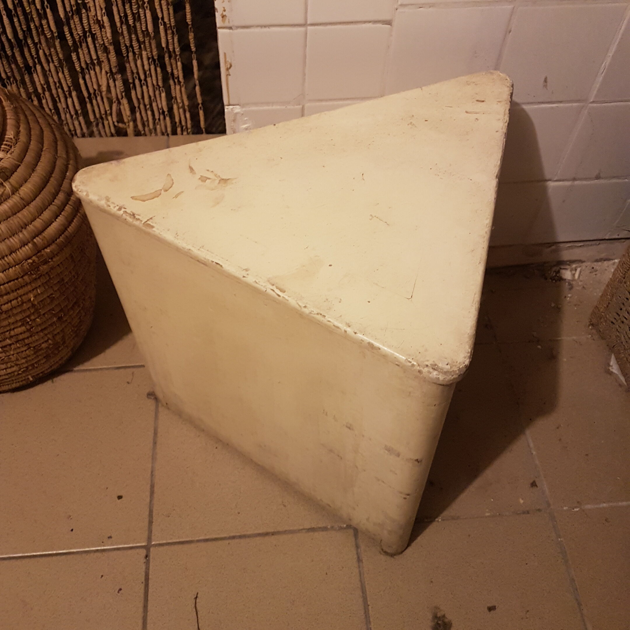 Triangular chest tab