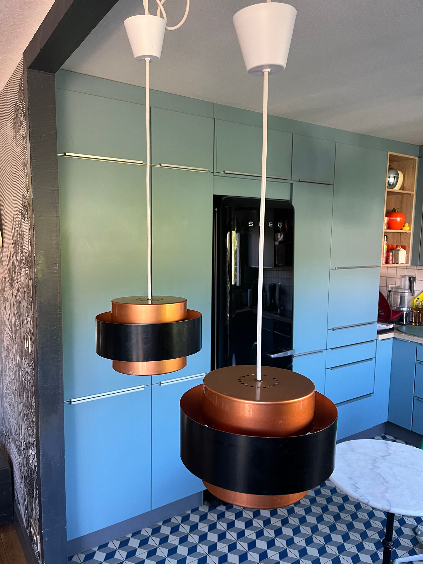 Suspension pair Juno by Jo Hammerborg for Fog & Morup