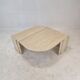 Italian travertine coffee table, 1980's