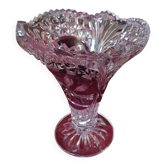 Vase en cristal taillé