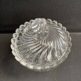 Molded crystal sugar bowl – Baccarat Twisted bamboo