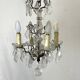 Early 20th century chandelier in bohemian crystal