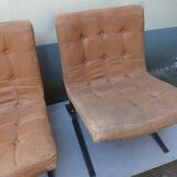 Three armchairs by Olivier Mourgue from the 50s/60s