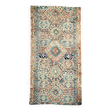 5x11 Green & Blue Tribal Turkish Vintage Kilim Rug 170x333Cm SK 35197