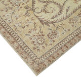 Handwoven decorative anatolian beige carpet 167 cm x 253 cm - 24927